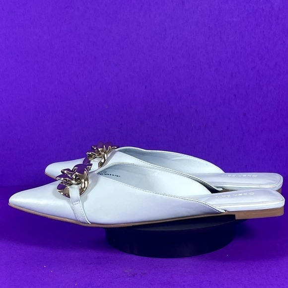 Open Edit Women's Baby Blue Kristina Pointed Toe Mule Shoe Size 7.5-NEW - Picture 4 of 10